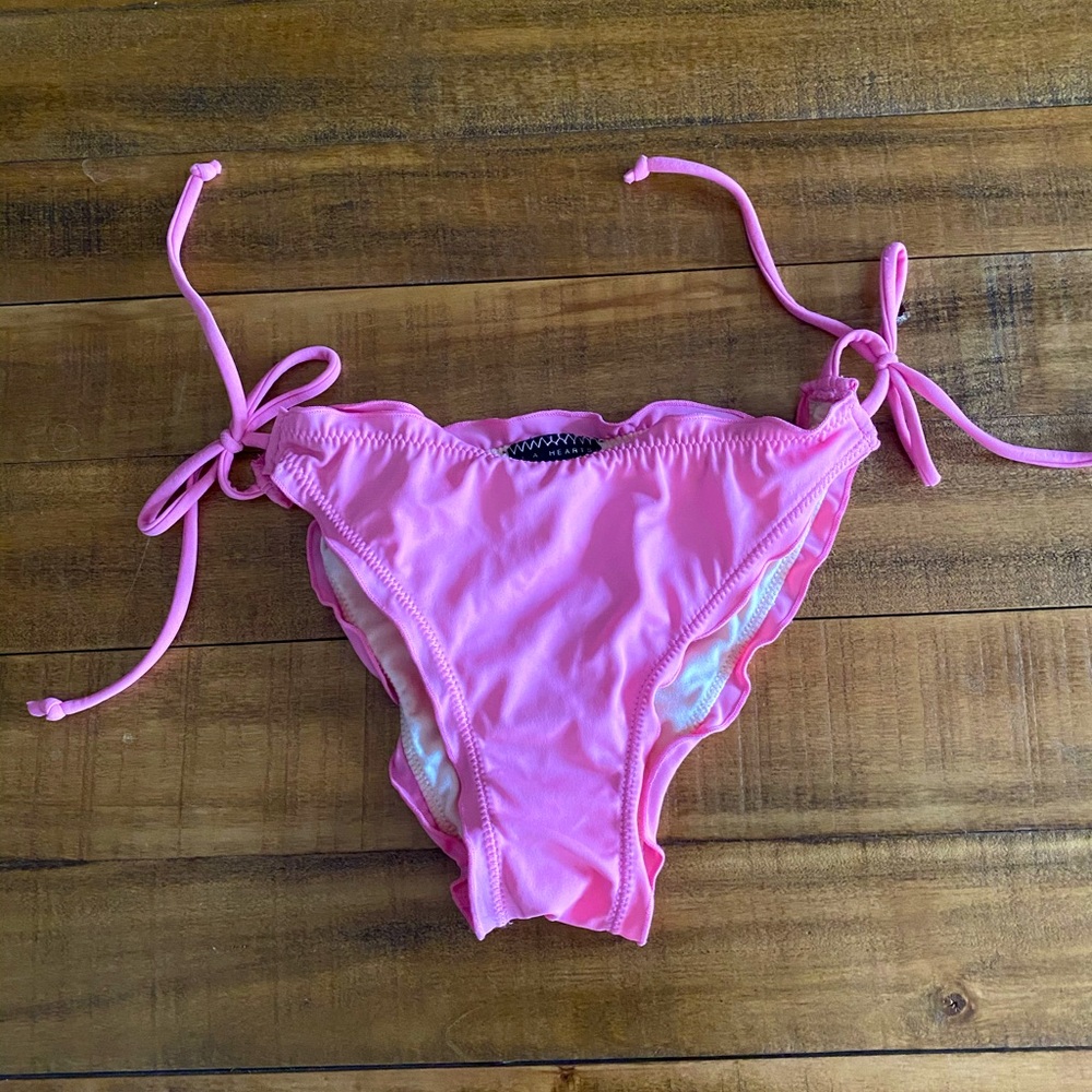 Pac Sun Pink Cheeky Bikini Bottoms